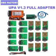 Più nuovo USB di UPA Programmatore Seriale V1.3 Verde Adattatore Full Auto ECU Chip Tuning UUPROG EEPROM V1.3 ECU Programmatore SIM Card E Adattatori