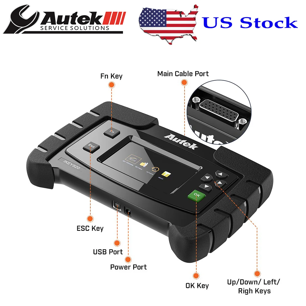 Autek IKey 820 автоматический ключ программист иммобилайзер автомобильный Fob Keyless