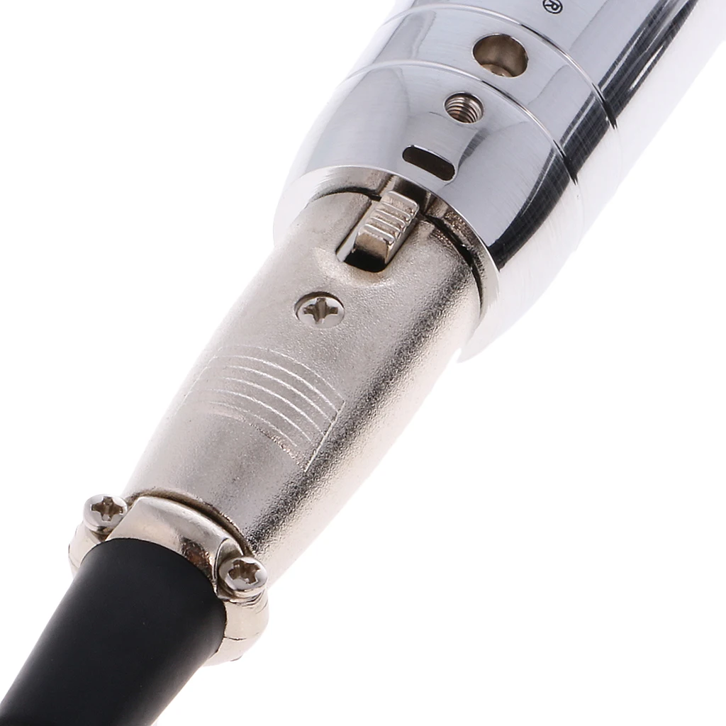 Professional Moving Coil Handheld Dynamic Microphone with XLR Cable  New