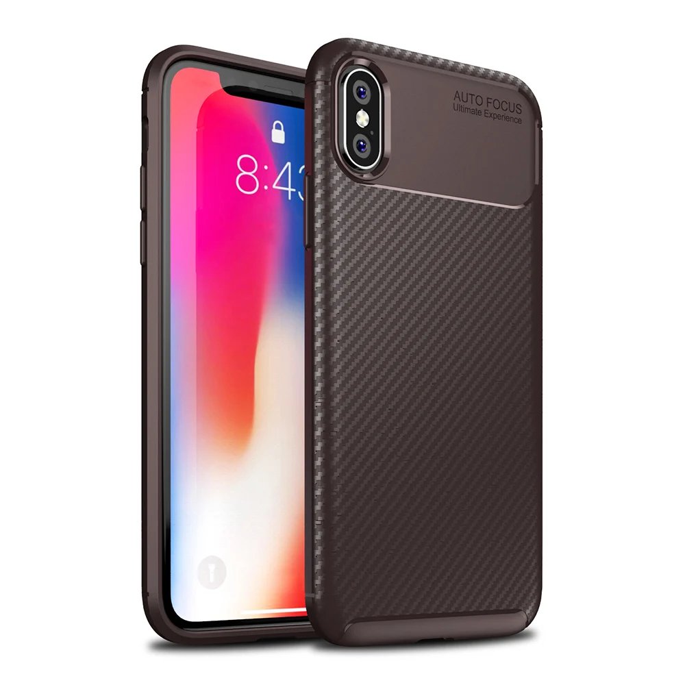10 шт. чехол для телефона iPhone X XS защитный бампер мягкий силиконовый Прочный