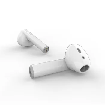 

TWS Bluetooth 5.1 Earphones Support Wireless Charging Cordless Earbuds 30H in-Ear for IOS Android Black White