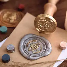 Глазок демона воск печать Персонализированные Свадебные приглашения воск печать гриб печати на заказ запечатывание воск штамп
