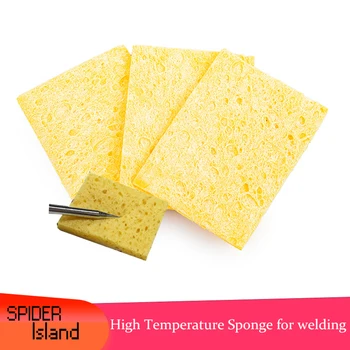 

Yellow Sponge For Enduring Solder Electric Soldering Iron Tips High Temperature Clean Tools Welding Sponges