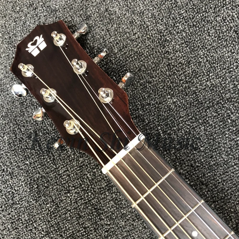 KSG GS 3" мини-гитара для путешествий, детская акустическая электрогитара из цельного дерева