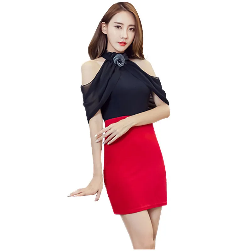 C1503-summer-2019-new-women-fashion-temperament-sexy-strapless-show-slim-and-hip-wrap-dress-cheap