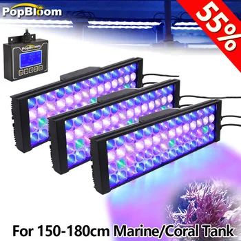

PopBloom Marine Aquarium Light Reef Aquarium led lighting for fish tank saltwater aquarium Reef coral Full Spectrum Turing40