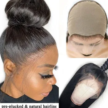 

Fabwigs Fake Scalp Wig 13X6 Deep Part Lace Front Human Hair Wigs Transparent Lace 370 360 Lace Frontal Wig 250% Density Full End