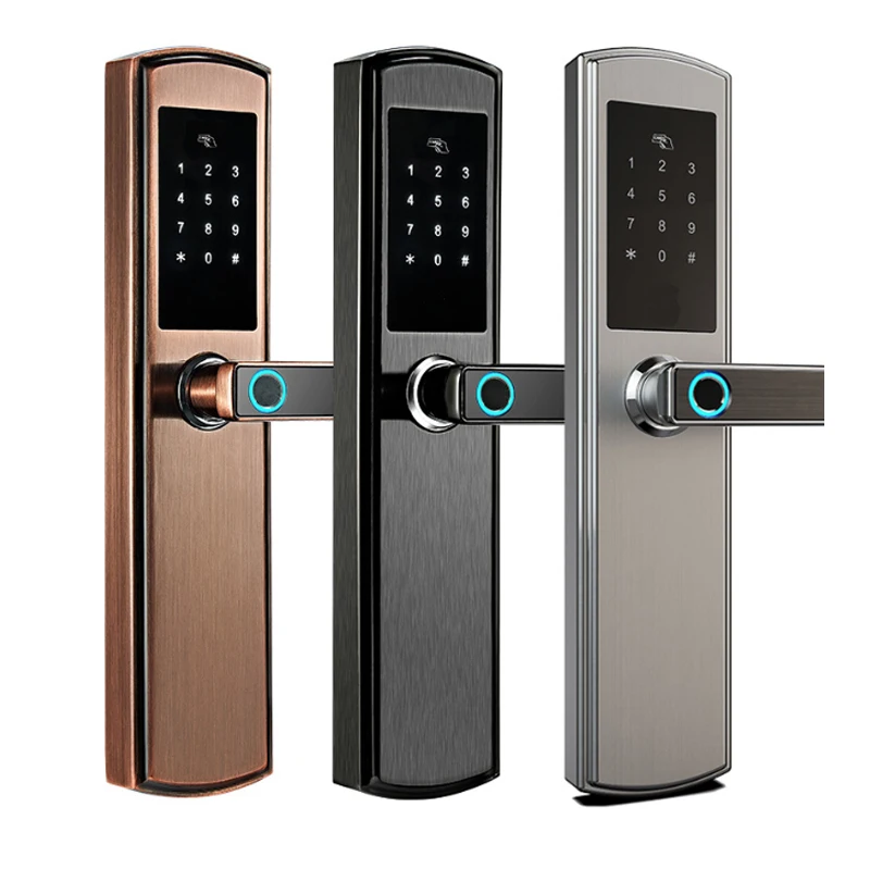 Умный Bluetooth электронный замок, отпечаток пальца, дверной замок, безопасность Cerradura Inteligente, биометрический Wifi дверной замок для квартиры