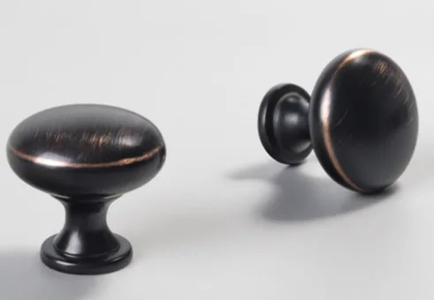 

4pcs/lot 37x25mm Modern Simple round handles Wardrobe American Nordic Drawer Cabinet handle