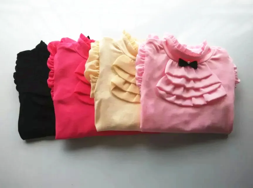 Loozykit/футболка для девочек; джемпер для малышей; Новинка года; однотонная Детская рубашка; Одежда для девочек; топы принцессы