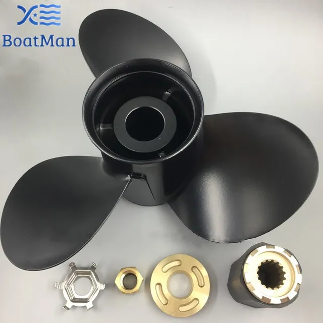 Mercury Black Max ボートプロペラ 48 77342A45 | RH 13 3/4 x 15P Mercury B 並行輸入品 Black Max (8.375 x 6\") MERCURY RH Propeller, 48-812951A02