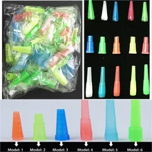 Красочные кальян одноразовые кончики рта пластмассовый мундштук табачная трубка Cachimbas Sisha Narguile шланг Аксессуары