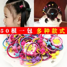 Южная Корея милый цвет не повреждает волосы детей лента для волос для завязывания волос девушки лента для волос детская лента для волос 2 юаней магазин поставка o