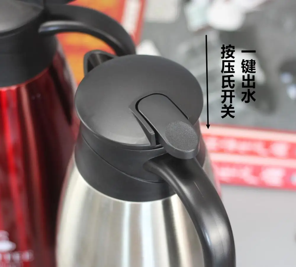 2300ML Stainless Steel Thermal Coffee Carafe Double Wall Insulated Vacuum  Flasks Kitchen Tea Pot Thermos Home Kettle - AliExpress