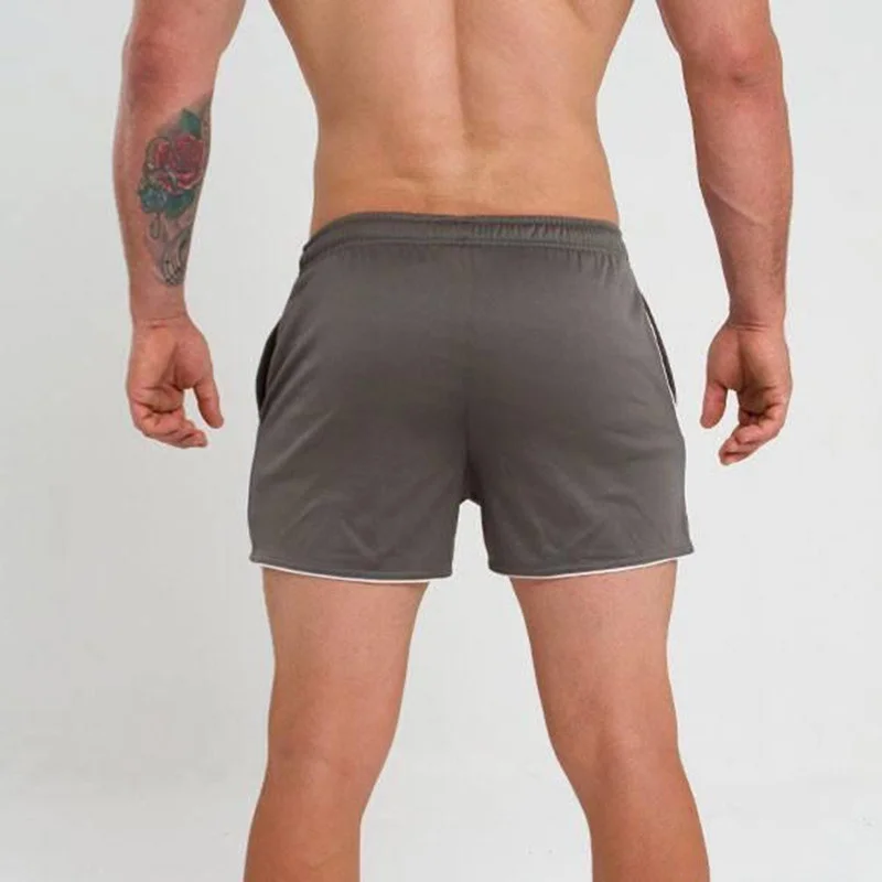 Модные мужские шорты для бега, быстросохнущие шорты для фитнеса EHCM