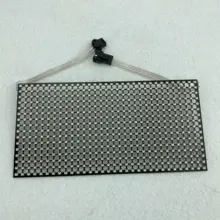 P9823F- SMD P5mm 18*32 пикселей светодиодный адресуемый жесткий панельный светильник, черная печатная плата, размер: 90 см* 160 см, DC5V вход