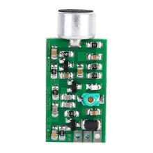 FM Transmitter Module Mini Bug Wide Voltage Pickup Patch Components Accessories DIY Dictagraph Interceptor Wireless Microphone