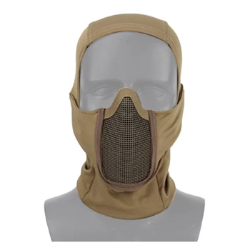 

WST Breathable Tactical Hood Face Cover Mask - Khaki