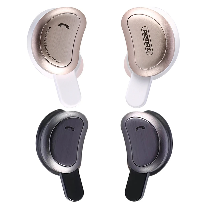 Remax Tws-1 Беспроводные Bluetooth спортивные наушники Hifi стерео Бас шумоподавление игровая гарнитура отпечаток пальца