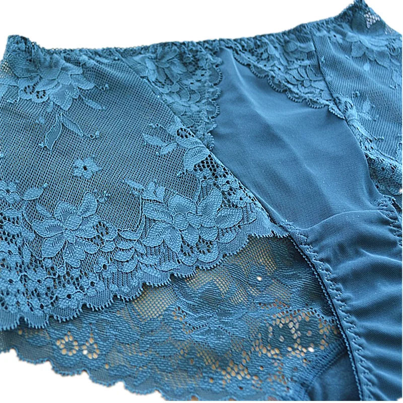 4Pcs New Spring Summer Women's Underwear Sexy Lace Female Underwea Ladies Underwear Women's Panties Seamless Underpants High