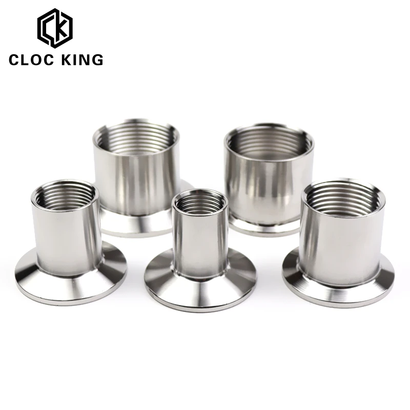 1/8&rdquo; 1/4&ldquo; 1/2" 3/4&rdquo; 1&rdquo; 1-1/4&rdquo; BSPT Sanitary Stainless Steel SS304/316L Female Threaded Ferrule Pipe Fittings Tri-Clamp Adapters hose pipe fitting,pipe fitting,water pipe fitting