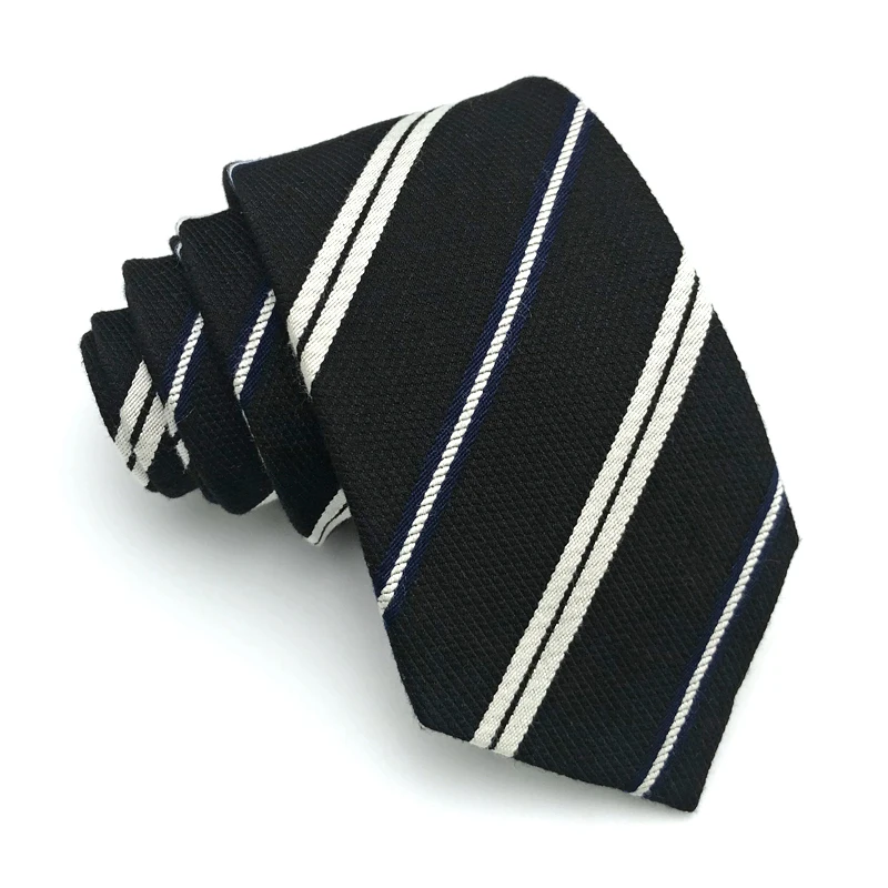 

High Quality Striped standard 7CM --8CM Tie for Men‘s Fashionable Shirt Accessory Business Banquet Hand Tie a Knot Necktie