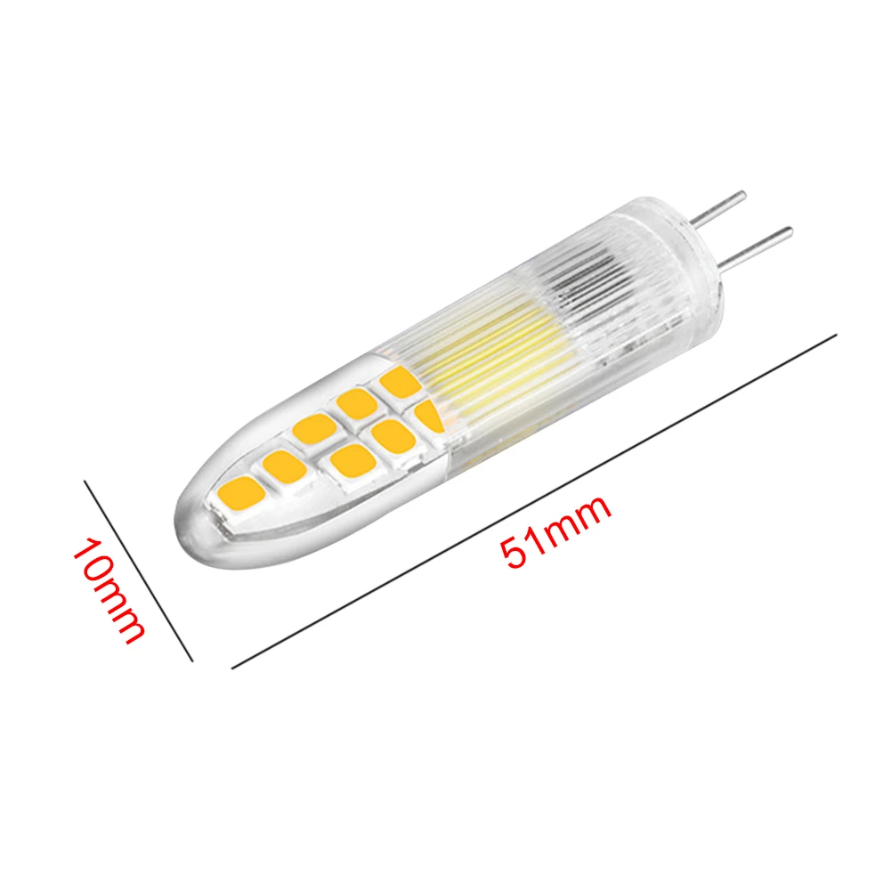 3pcs G4 1.4W 260 Degree Beam Angle Bi-Pin Base Ceramic Living Room Warehouse Lighting Modern LED Corn Bulb Plug And Play
