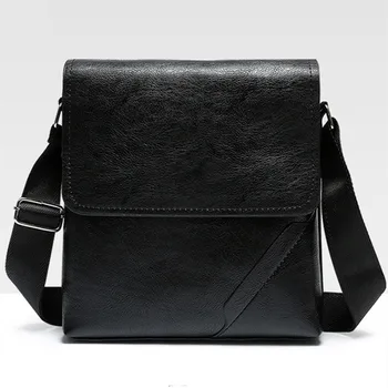 

PU leather crossbody bag men's shoulder bag travel bag handbag 10inch tablet bag anti-theft bag business bag waterproof bag