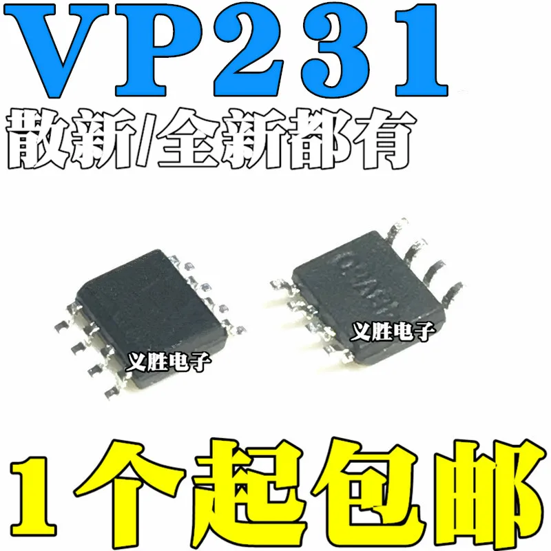 10 шт./лот Новый SN65HVD231DR VP231 SMD SOP8 CAN трансивер чип | Электронные компоненты и