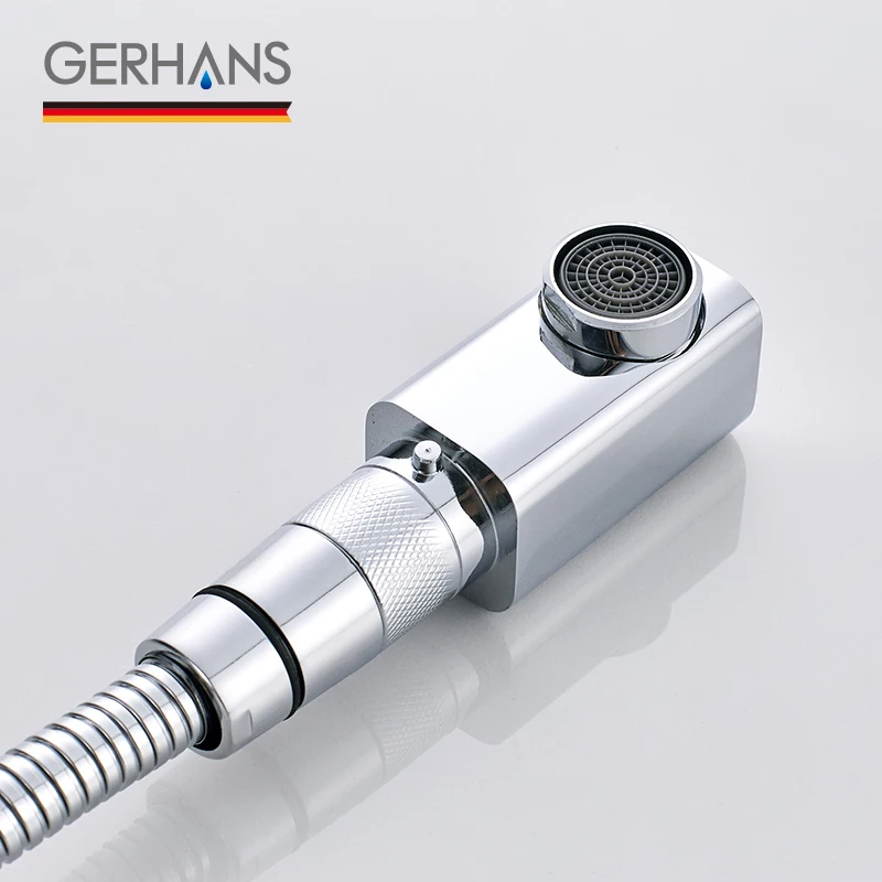 GERHANS Faucet K11016 Смеситель для умывальника с выдвижной лейкой Цвет: Хром|Смесители