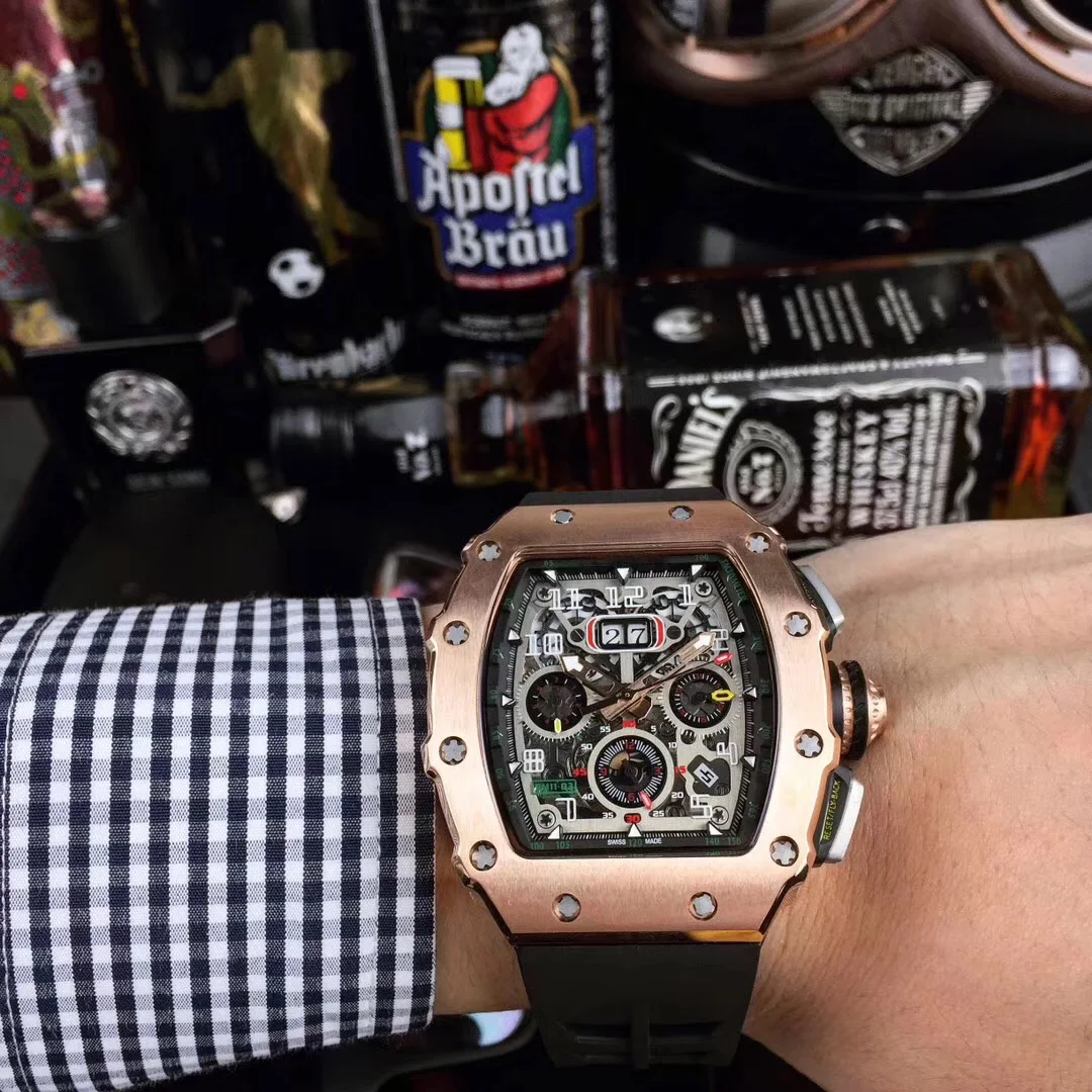 A09173 мужские часы Топ бренд подиум роскошный европейский дизайн автоматические механические часы