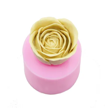 

New Rose Fondant Cake Silicone Mold Wedding Cake Decorating Tools 3D Flower Soap Mold DIY Chocolate&birthday Cake Baking Tools