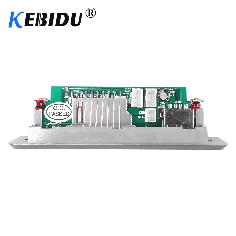 Беспроводной Bluetooth декодер kebidu 12 в MP3 WMA плата 5 В аудио модуль USB TF FM AUX радио для