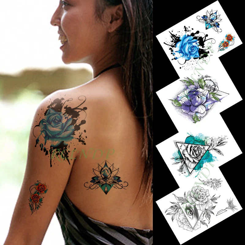 Водонепроницаемая временная татуировка наклейка волшебный кот череп цвет тату флэш-тату поддельные татуировки для девушек мужчин женщин