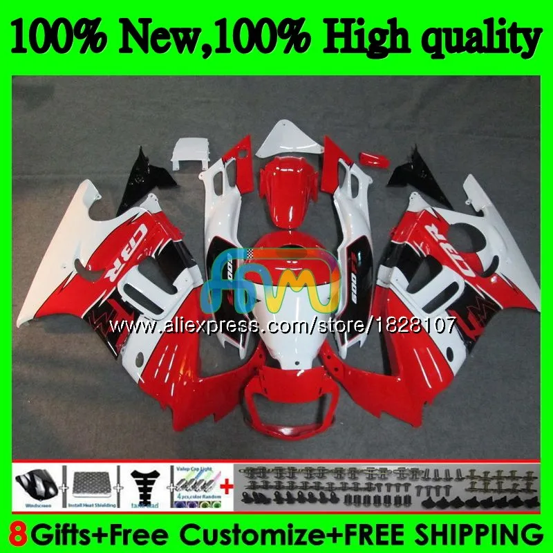CBR600F3 комплект для HONDA CBR 600F3 600 FS F3 95 96 Горячая 1997 1998 3BS. 139 CBR600FS CBR600 F3 1995 1996 97 98 обтекатель, цвет красный, белый бак