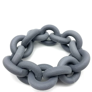 

YD&YDBZ 2020 New Handmade Charm Bracelets Women Rubber Bracelet Grey Rope Hand Accessories Elasticity Chain Fashion Punk Jewelry