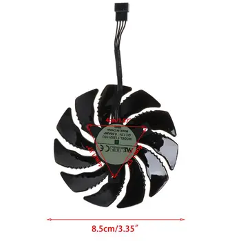 

T129215SU 85mm Cooling Fan Cooler for Gigabyte Geforce GTX 1050 1050TI 1060 1070 95AD