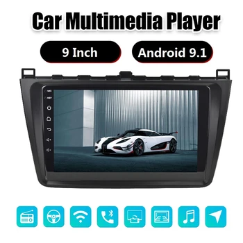 

9 Inch Android 9.1 2.5D HD Press Sn Car MP5 Player 1G+16G Wifi Bluetooth FM Radio for Mazda 6 GPS Navigation