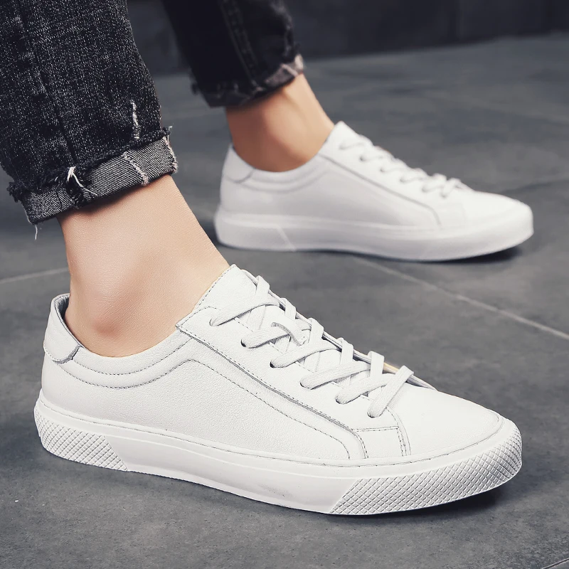 Туфли Fasion мужские из натуральной кожи мягсветильник кроссовки оксфорды плоская