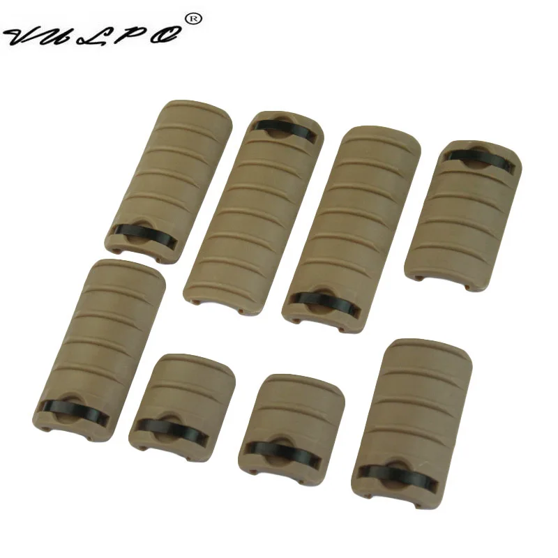 VULPO 8 шт./компл. KAC Knights handguard панель 20 мм Picatinny/weaver RaiL Крышка черный/DE/FG бесплатная