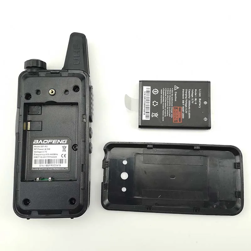 Baofeng BF-R5 мини Детская рация 2 Вт КВ трансивер УВЧ радио портативное радио Comunicador Ham рация телефон