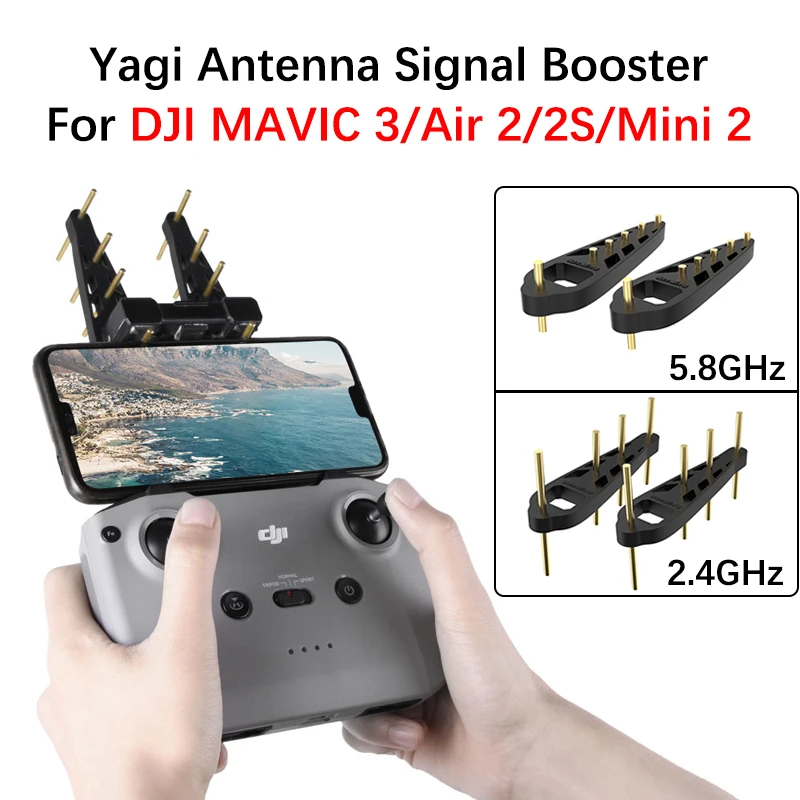 

For DJI MAVIC 3/Air 2/2S/Mini 2 Drone Remote Controller Yagi Antenna Signal Booster Amplifier Signal Range Extension Accessories