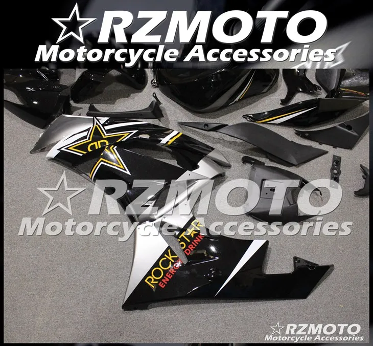 Мотоциклетный обтекатель abs Подходит для Kawasaki ZX6R 636 599 ZX-6R 2009 2010 2011 2012 корпусные детали пресс-форм Магазин № 0300
