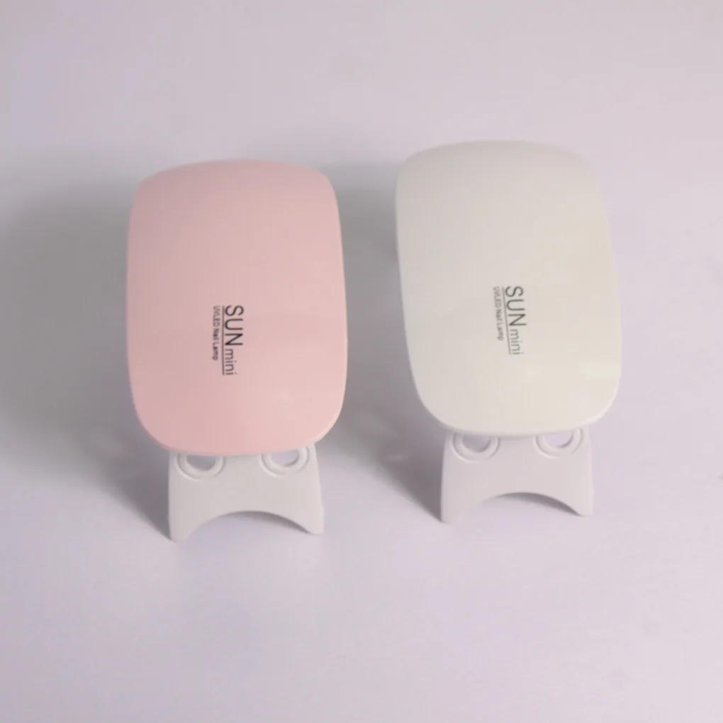 Портативный мини 6 Вт Светодиодный лампа для сушки ногтей с питанием от USB 60s 120s таймер складной дизайн ногтей лампа для маникюра