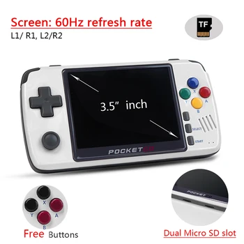 

Video Game Console -New PocketGo Retro Game Console Game PS1 SNES Game Handheld IPS Screen