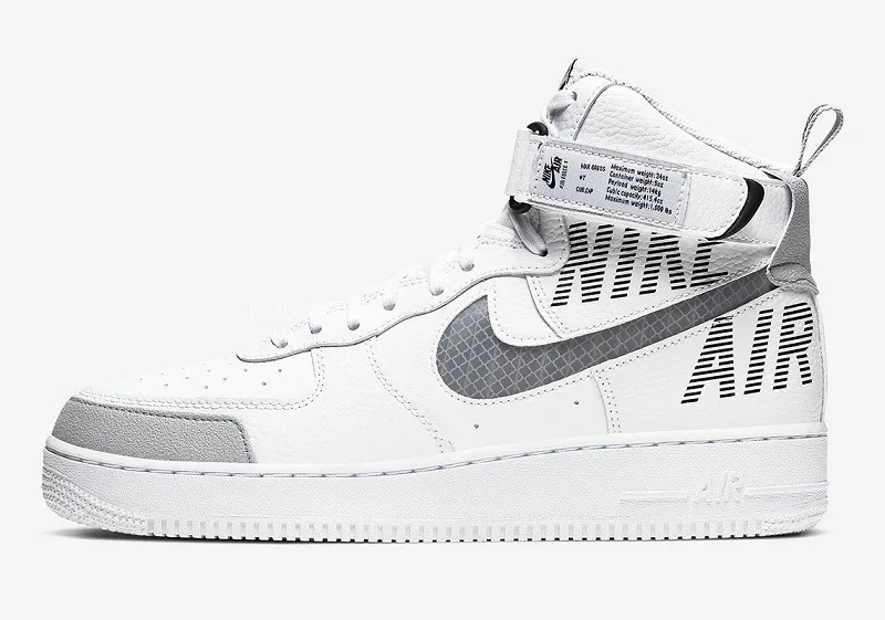 Nike Air Force 1 Высокая мужская обувь для скейтбординга Новое поступление спорт на открытом воздухе Air Cushion кроссовки# CQ0449-100