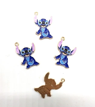 

Lot 20pcs/50pcs/100pcs Cartoon stitich Metal Charms Jewelry Making Pendants Earrings S7
