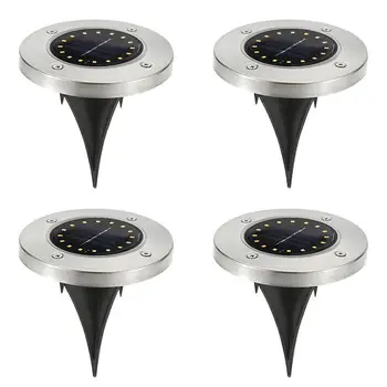 

16 LED Waterproof Solar Buried Lamps Home Outdoor Decor Underground Lights