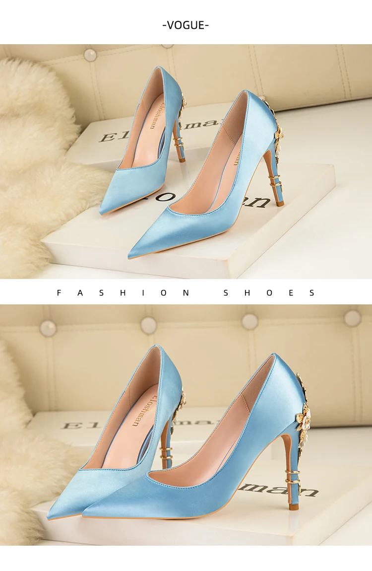 Ángulo de zapatos de aguja