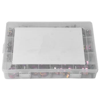

160pcs/set Fastener Spring Clip With Box Clamps Steel 6-17mm Car Durable Air Tube Accessories Assortment Vacuum Hose Fuel Line